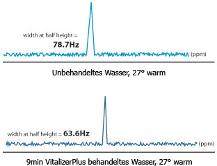 Dieses Bild zeigt die Auswertung des NMR